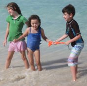 kids Virgin Gorda  beach