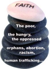 Compassion rocks fixed