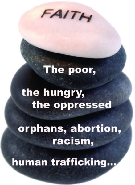 Compassion rocks fixed